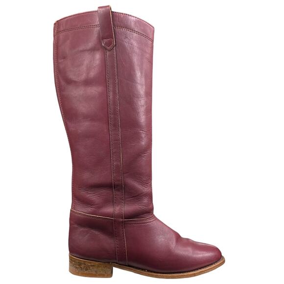 Vintage Dexter Women’s Oxblood Riding Boots Size US 7.5 - Picture 1 of 12